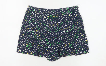 Zara Trafaluc Women's Multicoloured Floral Shorts, Size UK 10