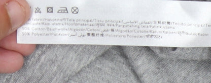 Jack Wills Women's Grey Crew Neck T-Shirt Size 10