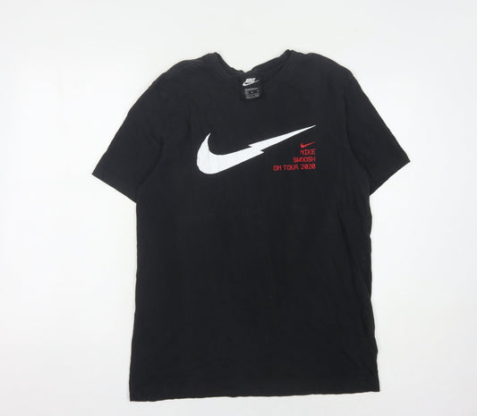 Nike Men's Black Medium Graphic Print T-Shirt