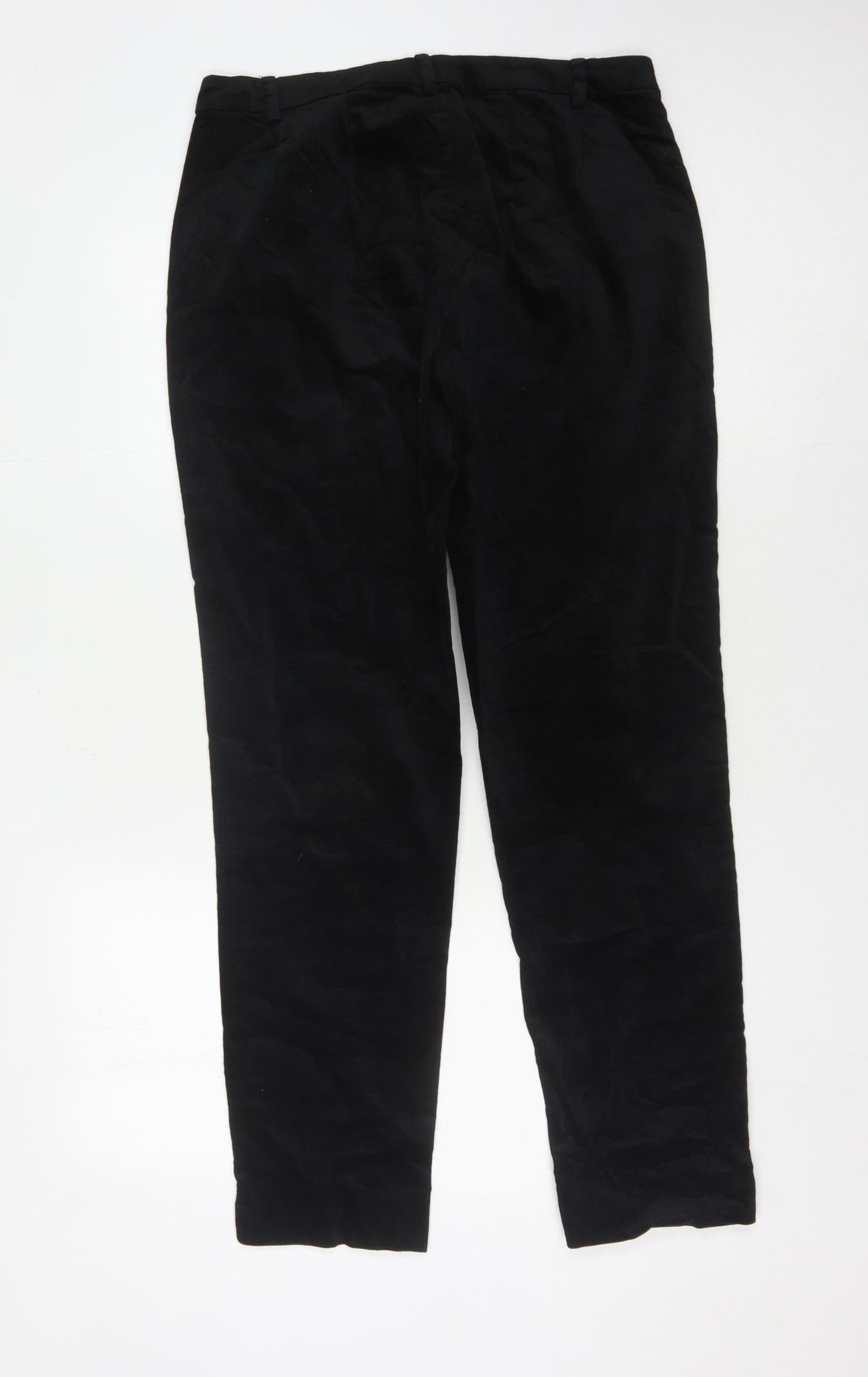 Womens UK Size 10 Marks and Spencer Regular Fit  Black Trousers
