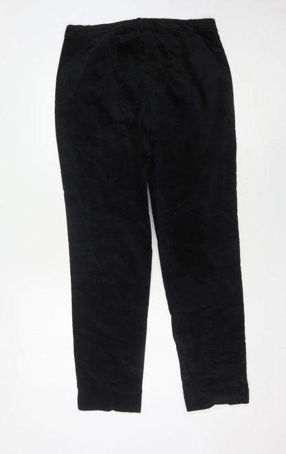 Womens UK Size 10 Marks and Spencer Regular Fit  Black Trousers