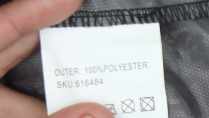 Harvey & Jones Women's Grey Floral Hooded Jacket 16/18