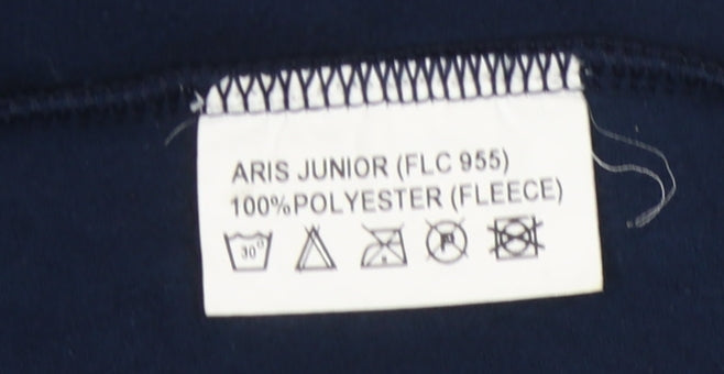 Harry Hall Girls Blue Fleece Jacket 4-5 Years Zip Casual