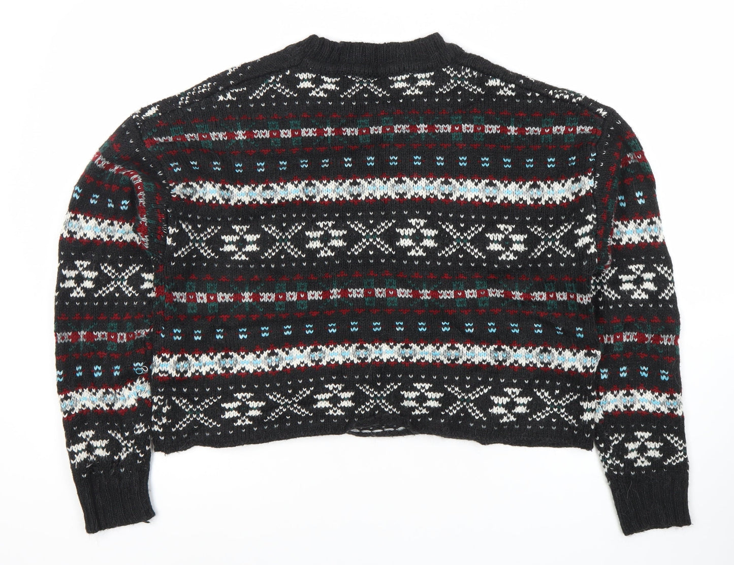 Womens UK Size 8 Pull&Bear Black Pullover Jumper