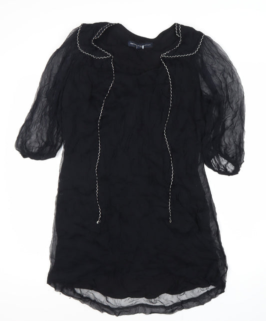 French Connection Women's Black Dress 3/4 Sleeve