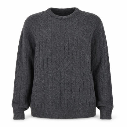Womens UK Size L Cotton Traders Grey Pullover Jumper