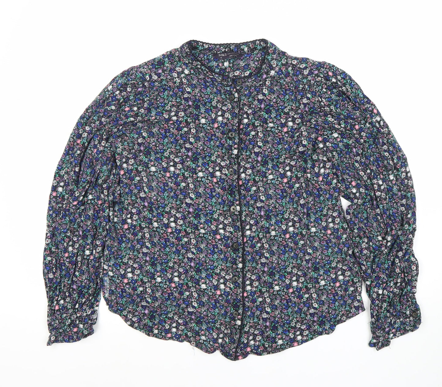 Womens UK Size 10 Marks and Spencer Multicoloured  Blouse
