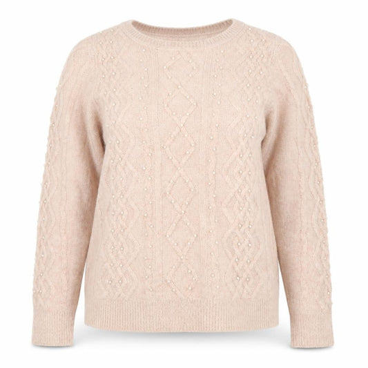 Womens UK Size 12 M&Co Pink Pullover Jumper