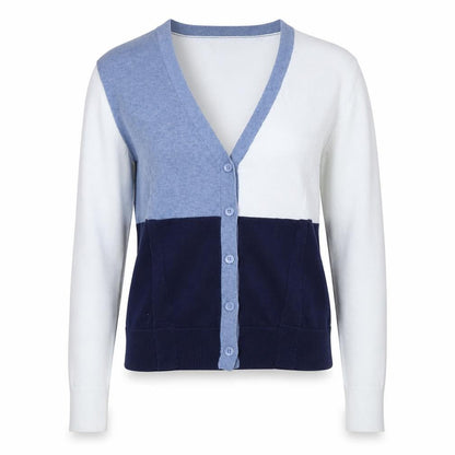 Womens UK Size XS Sandwich Multicoloured Cardigan Jumper