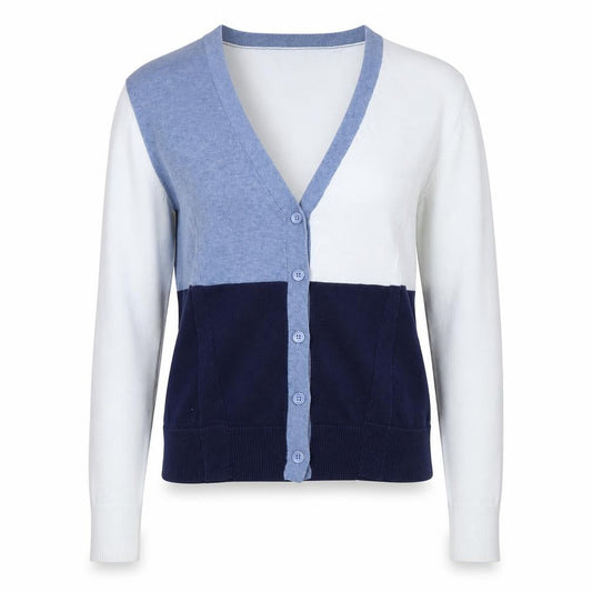 Womens UK Size XS Sandwich Multicoloured Cardigan Jumper