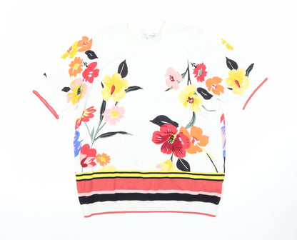 Womens UK Size 14 Plus NEXT Multicoloured  T-Shirt
