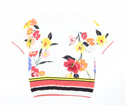 Womens UK Size 14 Plus NEXT Multicoloured  T-Shirt