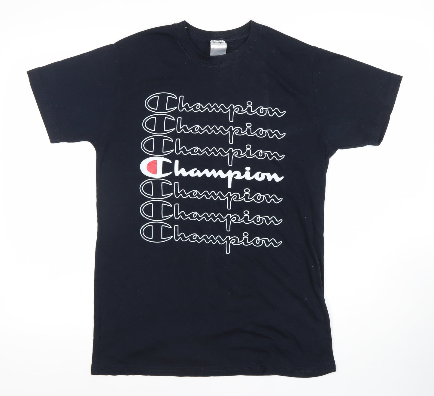 Mens UK Size M Champion Black  T-Shirt