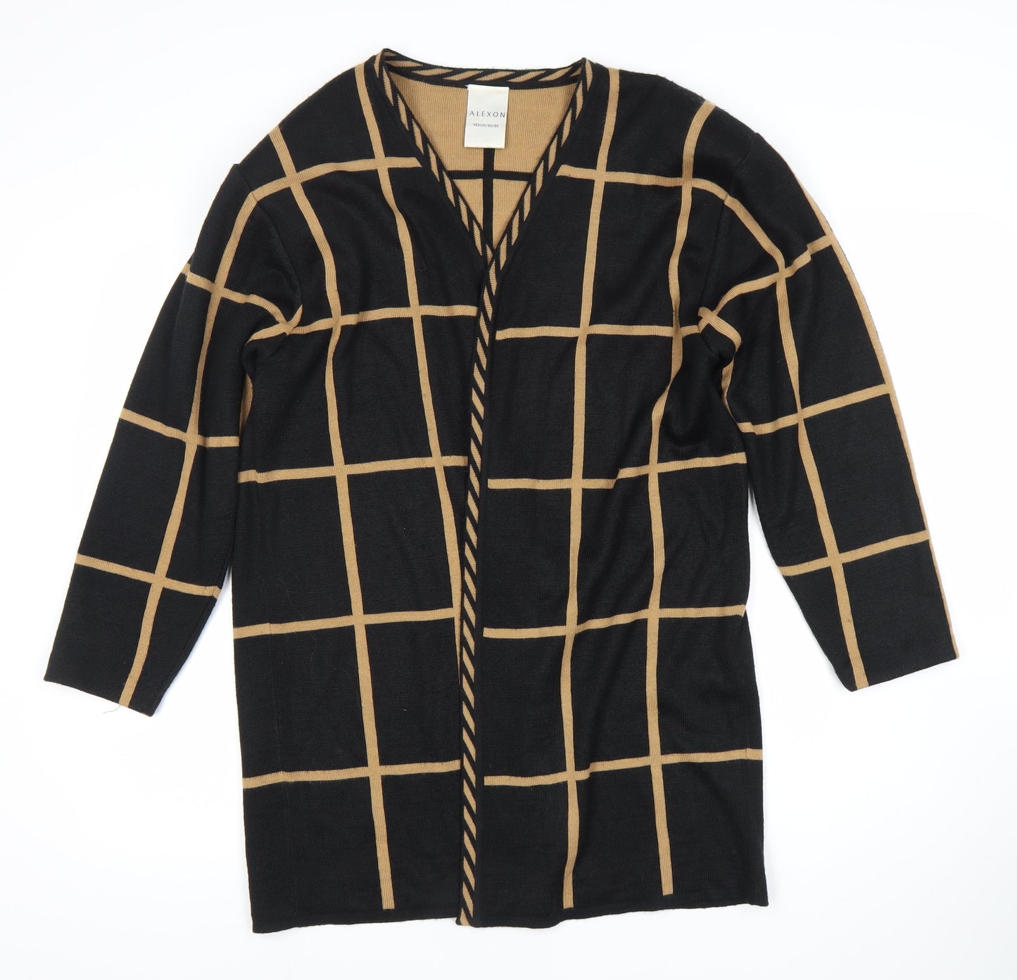 Womens UK Size M Alexon Black Cardigan Jumper