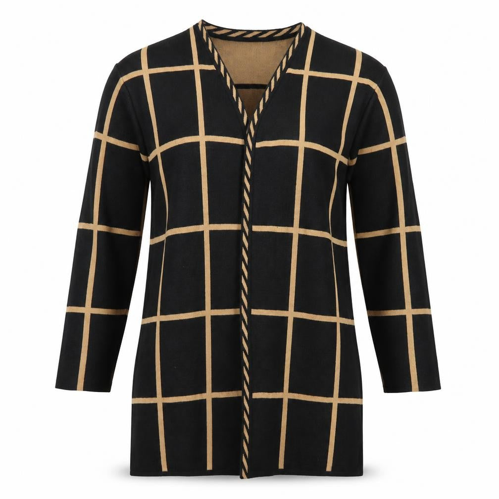 Womens UK Size M Alexon Black Cardigan Jumper