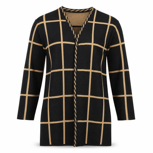 Womens UK Size M Alexon Black Cardigan Jumper
