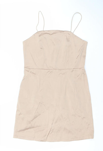 Urban Outfitters Beige Slip Dress, Women's Small, Strappy