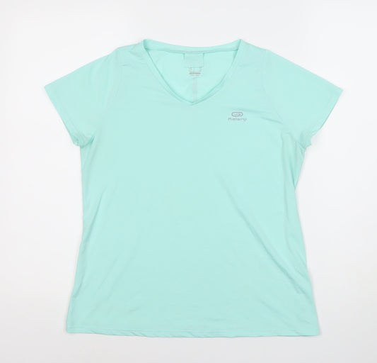 Decathlon Women's Green Running T-Shirt Size 10