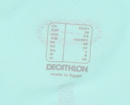 Decathlon Women's Green Running T-Shirt Size 10