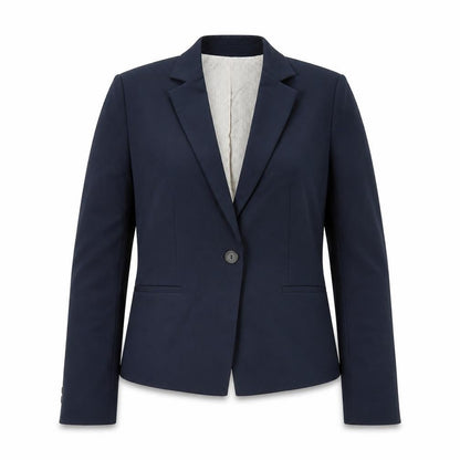 Womens UK Size 12 Zara Basic Regular Blue Blazer