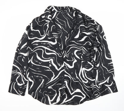 Womens UK Size 12 ASOS Black  Button-Up