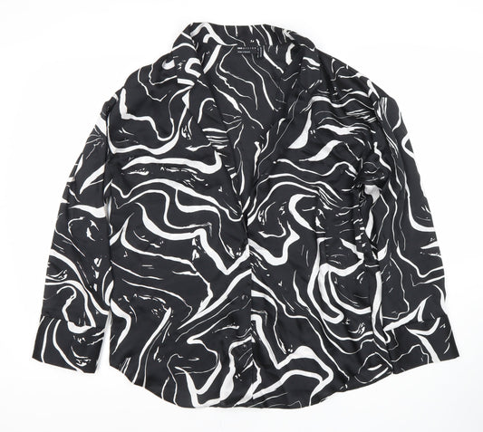 Womens UK Size 12 ASOS Black  Button-Up
