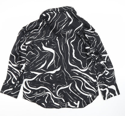 Womens UK Size 12 ASOS Black  Button-Up