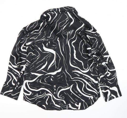 Womens UK Size 12 ASOS Black  Button-Up