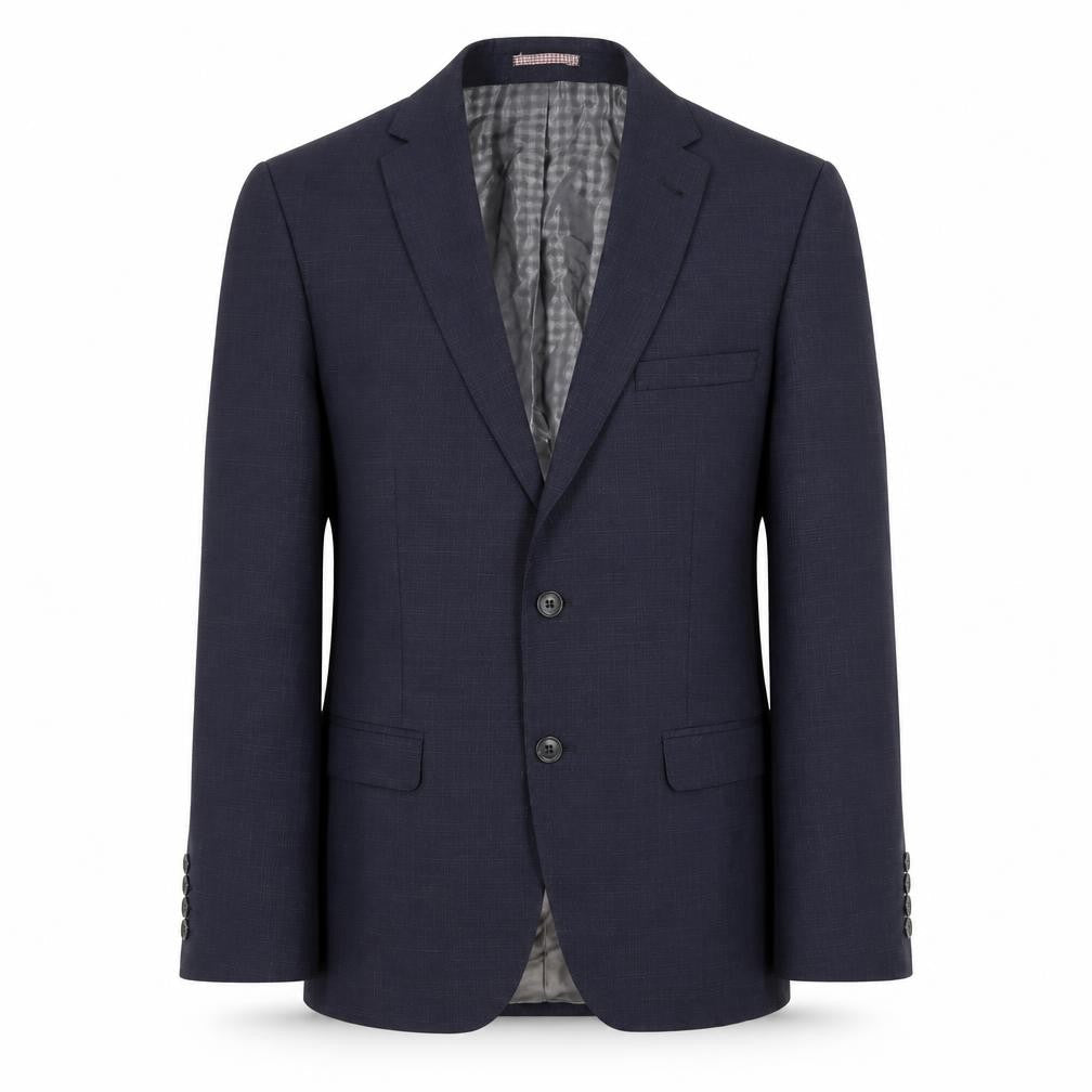 Mens UK Size 38 Vintage Regular Blue Suit Jacket