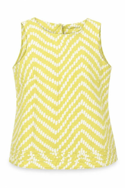Womens UK Size 12 BHS Yellow Basic Blouse