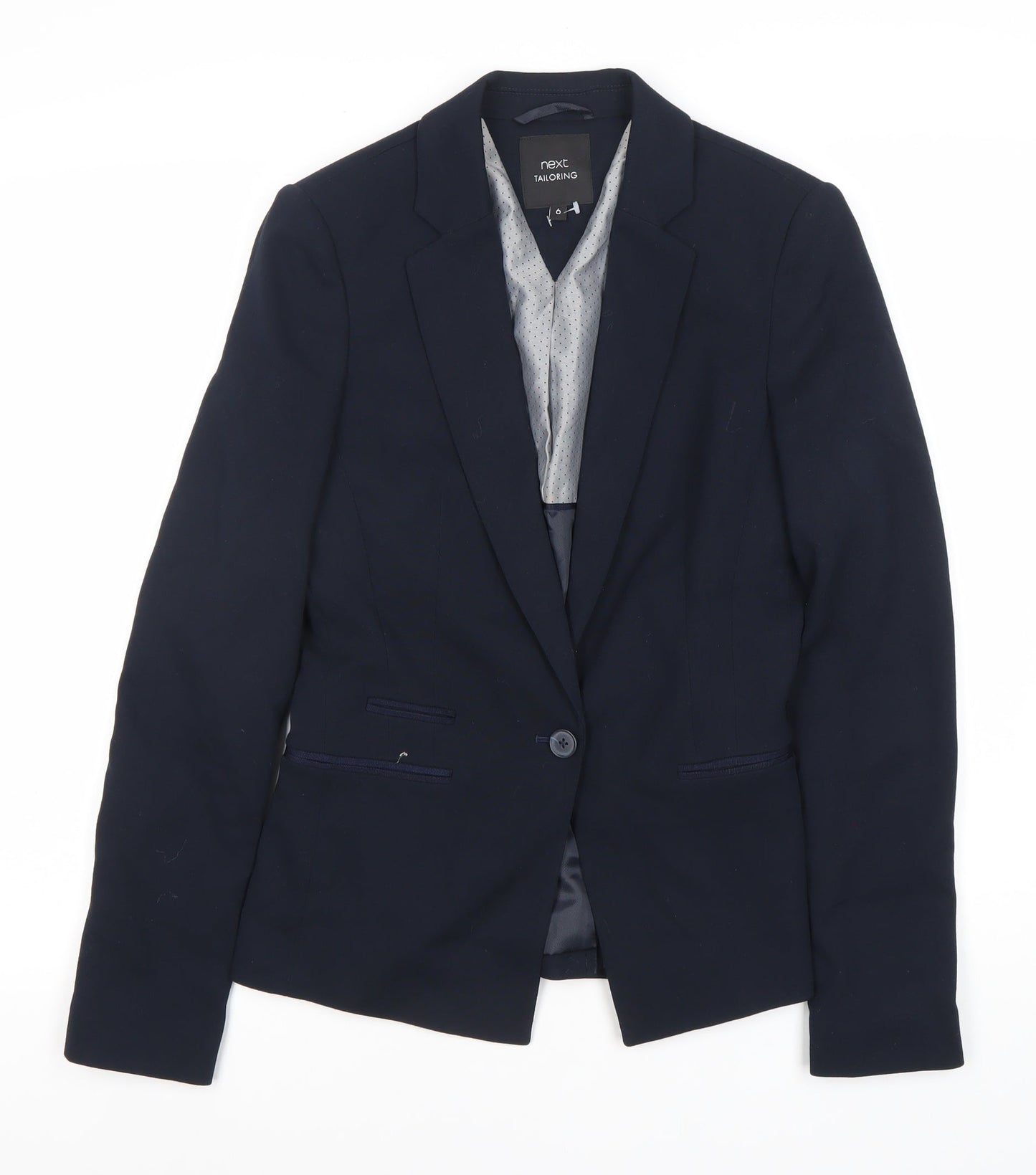 Next Women's Black Suit Jacket - Size 6, Lined Business Wear