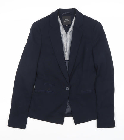 Next Women's Black Suit Jacket - Size 6, Lined Business Wear