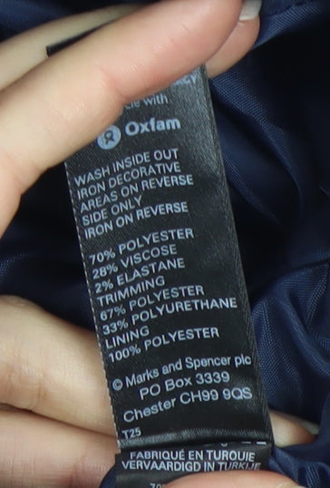 Marks and Spencer Women's Blue Blazer Size 12