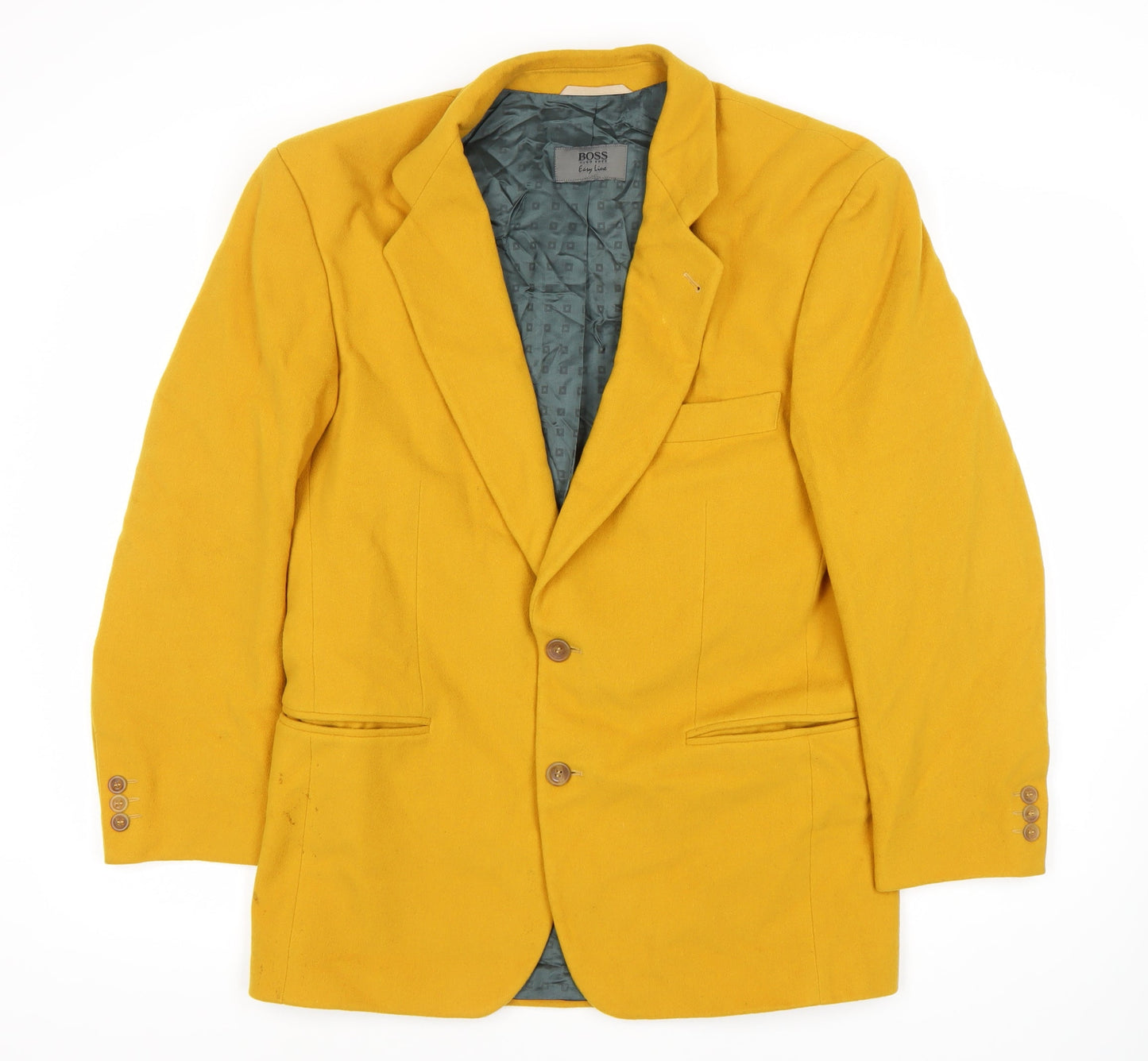 Mens UK Size 36 HUGO BOSS  Yellow Suit Jacket