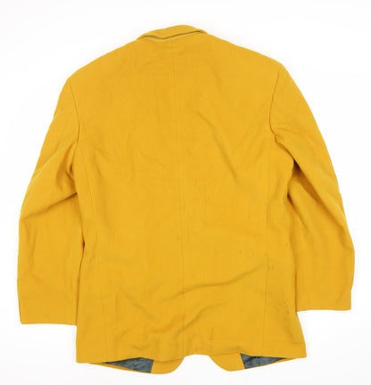 Mens UK Size 36 HUGO BOSS  Yellow Suit Jacket