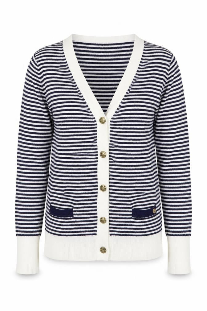 Womens UK Size 10 Maison Scotch Blue Cardigan Jumper