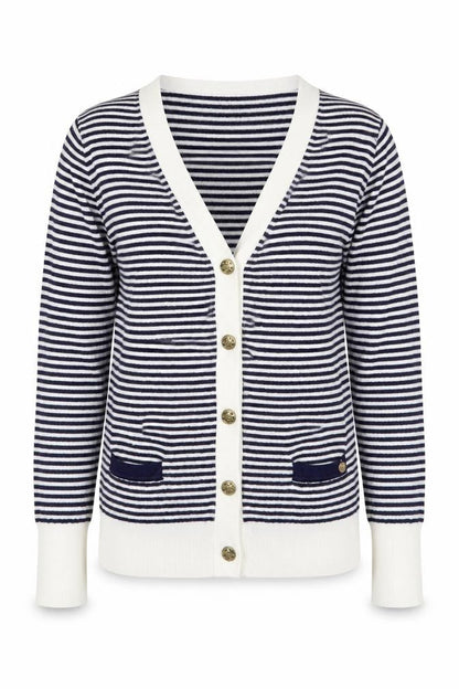 Womens UK Size 10 Maison Scotch Blue Cardigan Jumper