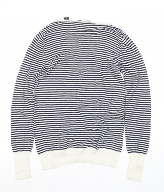 Womens UK Size 10 Maison Scotch Blue Cardigan Jumper