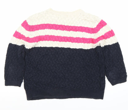 Womens UK Size M Mango Multicoloured Pullover Jumper