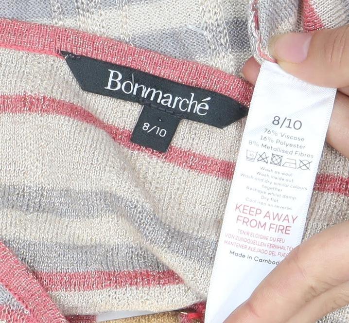 Womens UK Size 8 Bonmarche Multicoloured Pullover Jumper