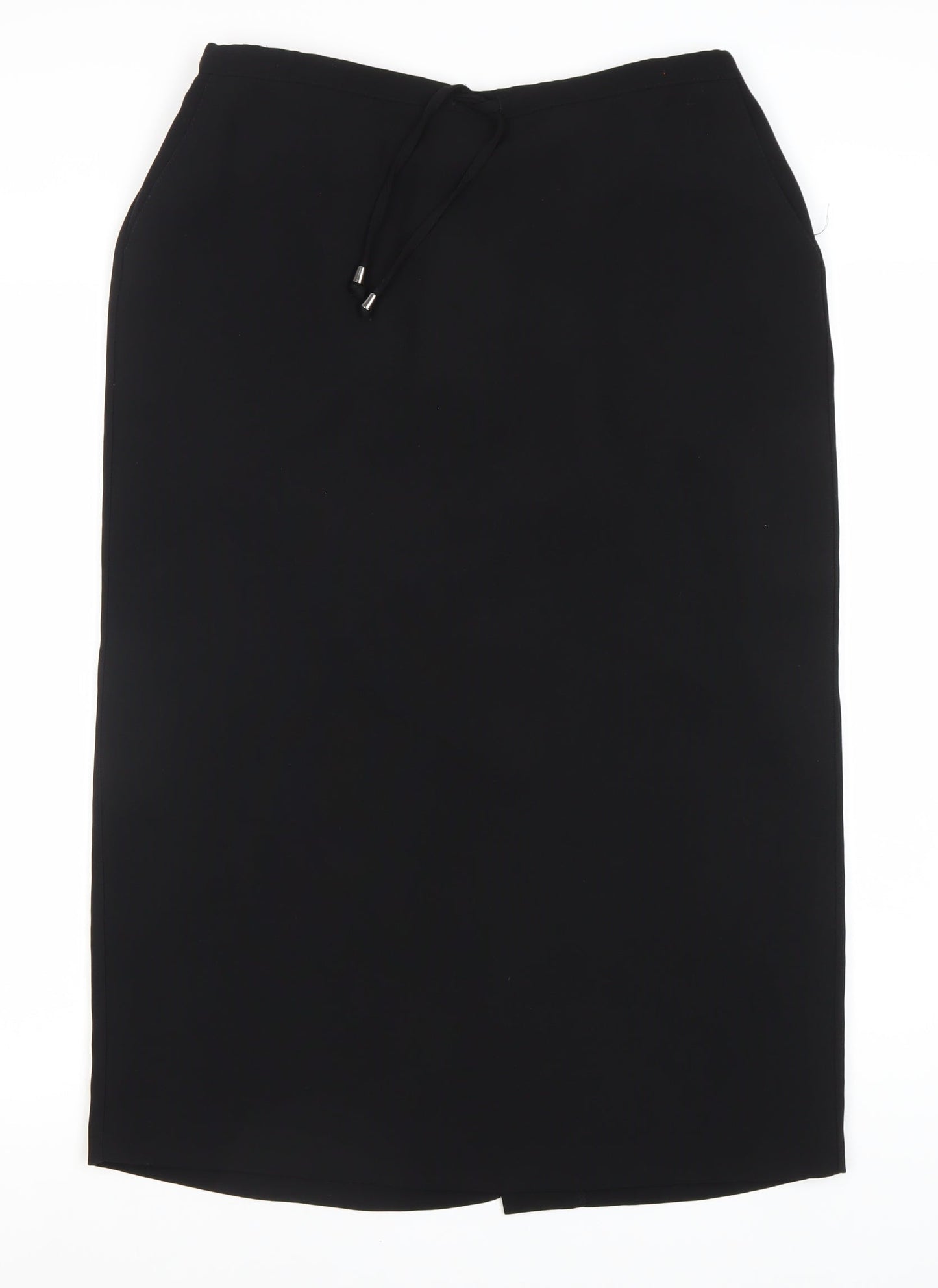 BHS Women's Black Midi Pencil Skirt Size 14