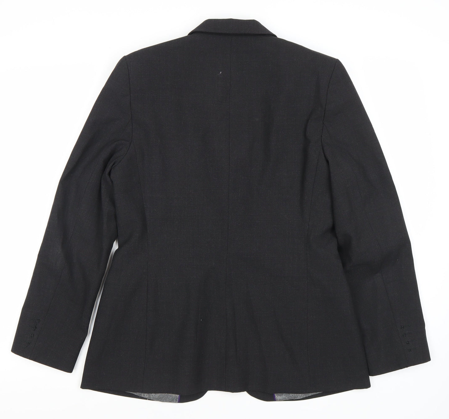 Womens UK Size 12 Simon Jersey Regular Black Suit Jacket