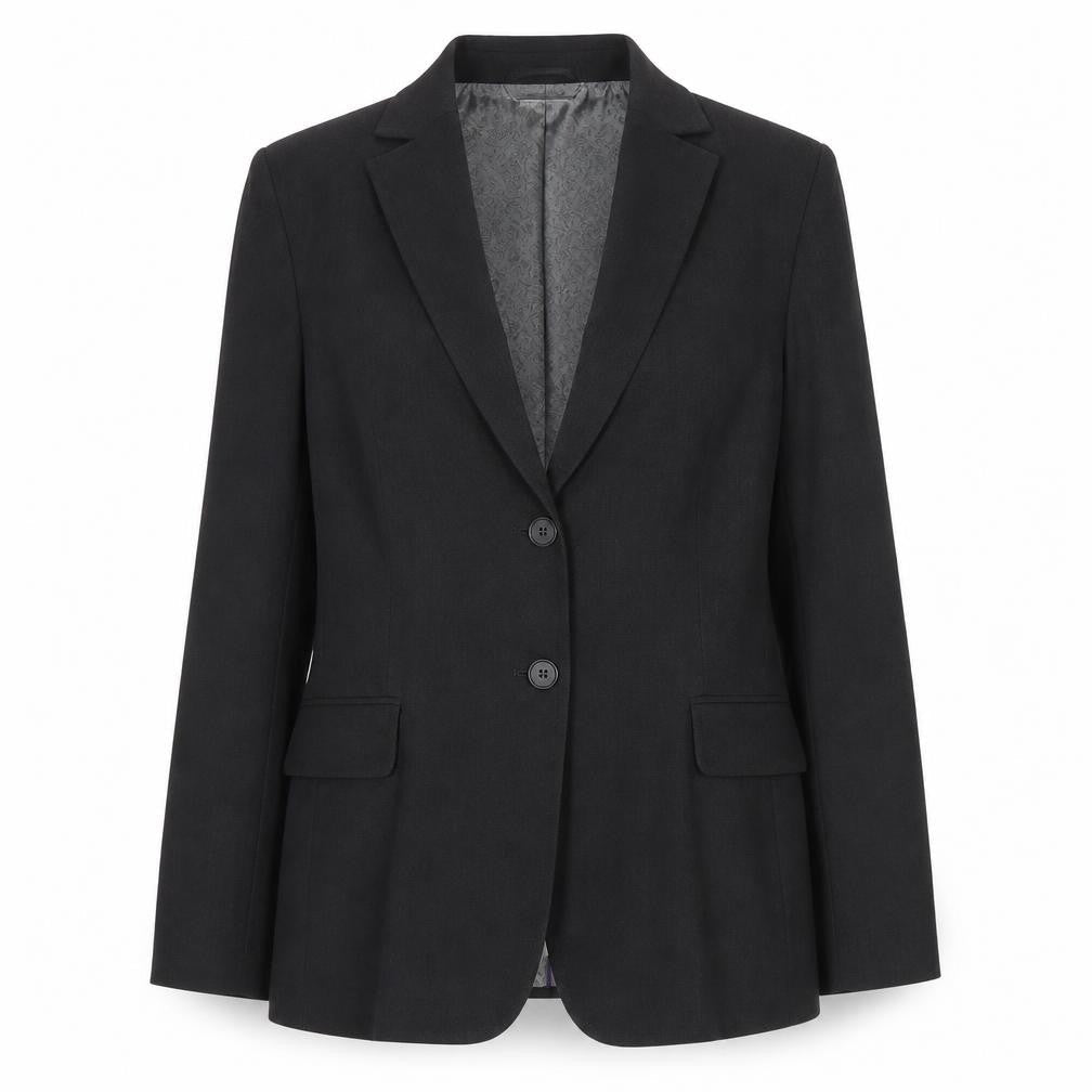 Womens UK Size 12 Simon Jersey Regular Black Suit Jacket