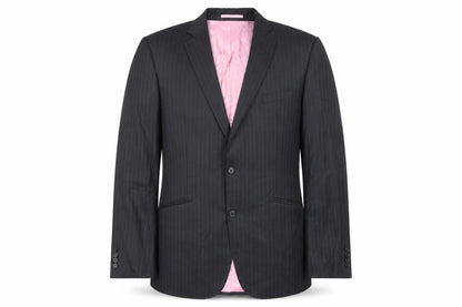 Mens UK Size 44 Moss Bespoke Regular Black Suit Jacket