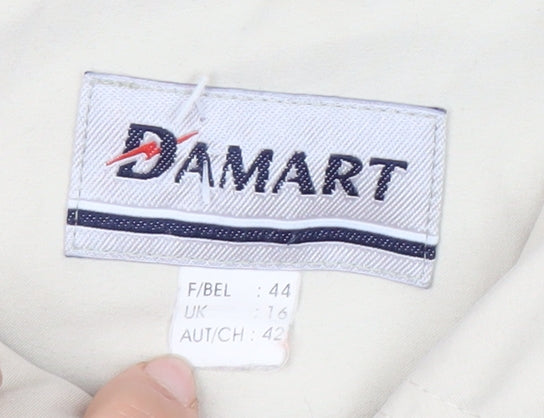 Damart Women's Beige Mid-Length Jacket Size 16