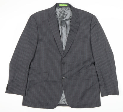 Mens UK Size 42 Limehaus Regular Grey Suit Jacket