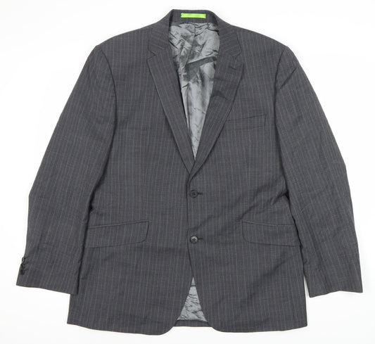 Mens UK Size 42 Limehaus Regular Grey Suit Jacket