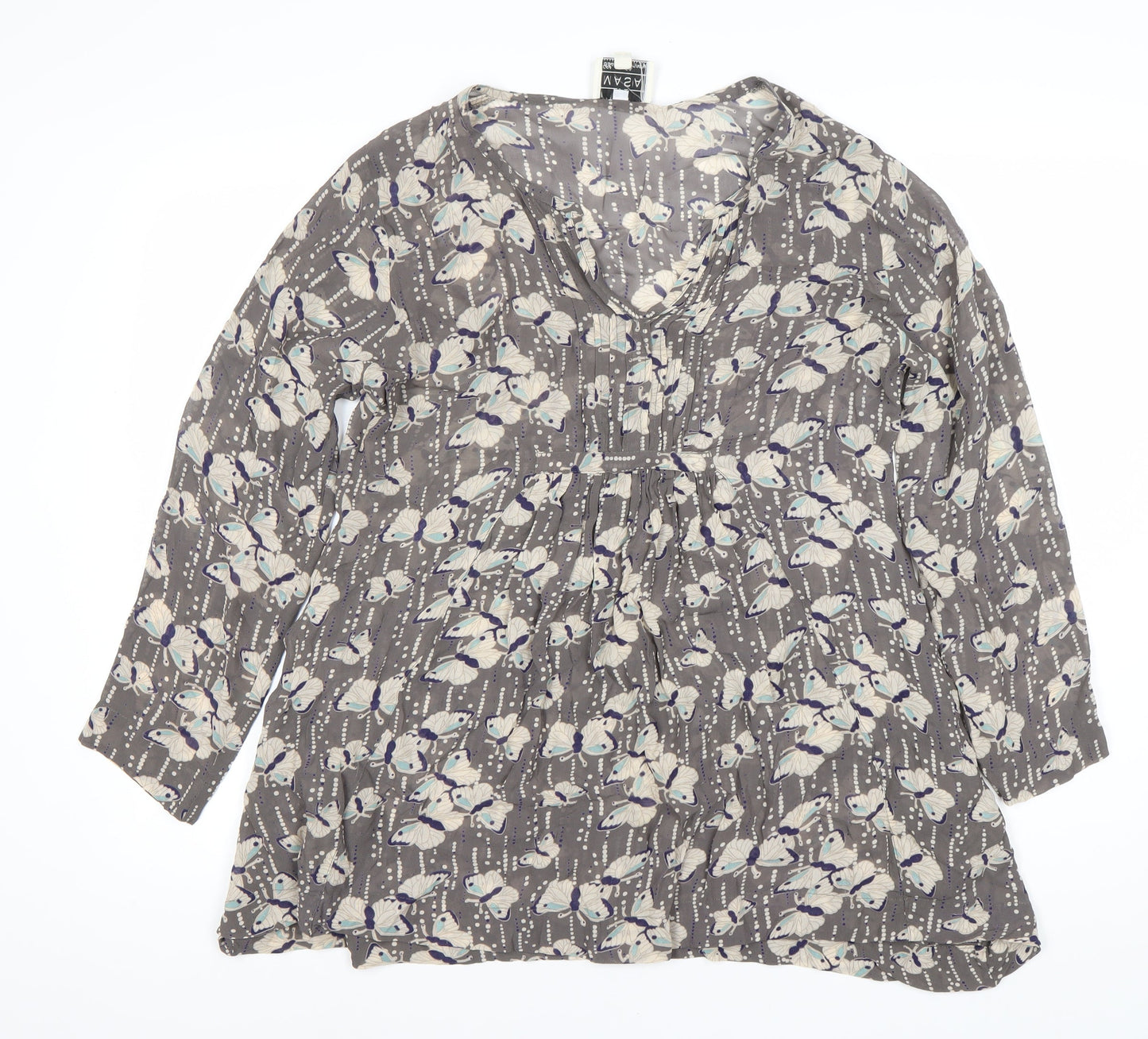 Womens UK Size S Masai Grey  Blouse