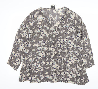 Womens UK Size S Masai Grey  Blouse