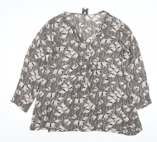 Womens UK Size S Masai Grey  Blouse